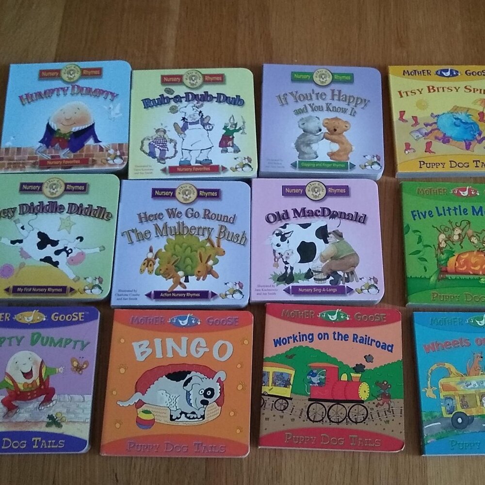 Mother Goose Nursery Rhymes x 12 board books